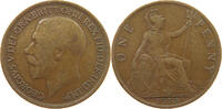 GREAT BRITAIN 1 PENNY GEORGE V. (1910-1936) -