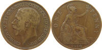GREAT BRITAIN 1 PENNY GEORGE V. (1910-1936) -
