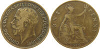 GREAT BRITAIN 1 PENNY GEORGE V. (1910-1936) -
