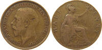 GREAT BRITAIN HALF PENNY GEORGE V. (1910-1936) COUNTERMARKED T -