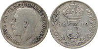 GREAT BRITAIN THREEPENCE GEORGE V. (1910-1936) -