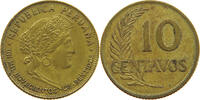 10 CENTAVOS 1942 PERU  SS