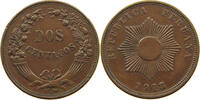 2 CENTAVOS 1918/7 C PERU  SS