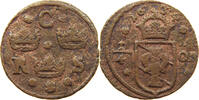 SWEDEN 1/4 ÖRE CHRISTINA (1632-1654) -