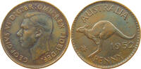 AUSTRALIA PENNY GEORGE VI. (1936-1952) -