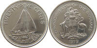 BAHAMAS 25 CENTS ELIZABETH II. (1952-2022) -