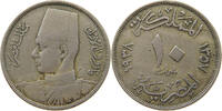 EGYPT 10 MILLIEMES FAROUK I. (1936-1952) -