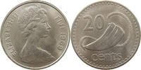 FIJI 20 CENTS ELIZABETH II. (1952-2022) -