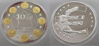 FRANCE MEDAL 10 YEARS OF EUROPE -