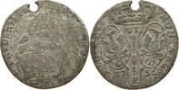 6 GRÖSCHER 1756 E BRANDENBURG PREUßEN Friedrich II. 1740-1786. 