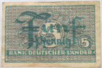 BRD 5 PFENNIG BANK DEUTSCHER LÄNDER -