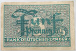 BRD 5 PFENNIG BANK DEUTSCHER LÄNDER -