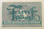 BRD 5 PFENNIG BANK DEUTSCHER LÄNDER -