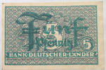 BRD 5 PFENNIG BANK DEUTSCHER LÄNDER -