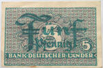 BRD 5 PFENNIG BANK DEUTSCHER LÄNDER -