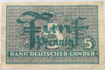 BRD 5 PFENNIG BANK DEUTSCHER LÄNDER -