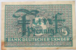BRD 5 PFENNIG BANK DEUTSCHER LÄNDER -