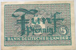 BRD 5 PFENNIG BANK DEUTSCHER LÄNDER -