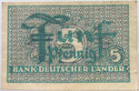 BRD 5 PFENNIG BANK DEUTSCHER LÄNDER -