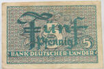 BRD 5 PFENNIG BANK DEUTSCHER LÄNDER -