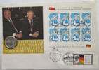 BRD NUMISBRIEF Visit by Mikhail Gorbachev -