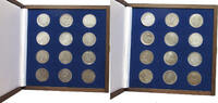 BRD SET Siledenktaler Nachprägung 12 Historische Deutsche Gedenktaler in 925er Silber 147G SILBER -
