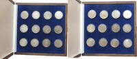 BRD SET Nachprägung 12 Taler deutscher Einzelstaaten in 925er Silber 147G SILVER -