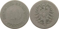 10 PFENNIG 1873 B KAISERREICH  S