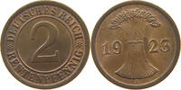WEIMARER REPUBLIK 2 RENTENPFENNIG -