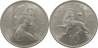 GREAT BRITAIN 10 NEW PENCE ELIZABETH II. (1952-2022) -