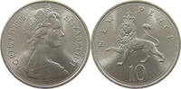 GREAT BRITAIN 10 NEW PENCE ELIZABETH II. (1952-2022) -