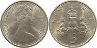 GREAT BRITAIN 5 NEW PENCE ELIZABETH II. (1952-2022) -