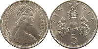 GREAT BRITAIN 5 NEW PENCE ELIZABETH II. (1952-2022) -