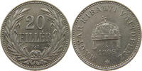 HAUS HABSBURG 20 FILLER FRANZ JOSEPH I. (1848-1916) -