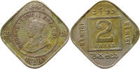 INDIA BRITISH 2 ANNAS GEORGE V. (1910-1936) -