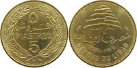 LEBANON 5 PIASTRES -