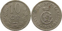 10 CENTIMES 1924 LUXEMBOURG CHARLOTTE (1919-1964) MINTING ERROR EDGE SS