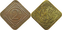 BELGIUM 2 FRANCS ALBERT I. 1909-1934 GENT -