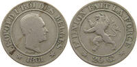 BELGIUM 20 CENTIMES LEOPOLD I. (1831-1865) -