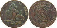 BELGIUM 5 CENTIMES LEOPOLD I. (1831-1865) -