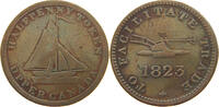 HALFPENNY TOKEN 1823 UPPER CANADA S