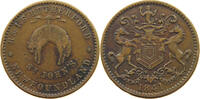 CANADA HALFPENNY TOKEN NEWFOUNDLAND RUT BROS. -