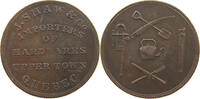 CANADA HALFPENNY TOKEN QUEBECK J. SHAW -