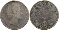 BAYERN 1 GULDEN LUDWIG I. 1825-1848 -
