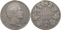 BAYERN 1 GULDEN LUDWIG I. 1825-1848 -