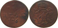 SACHSEN HILDBURGHAUSEN 1 HELLER ERNST FRIEDRICH KARL 1745-1780 -