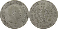 BRANDENBURG PREUSSEN 1/6 TALER WILHELM I. 1861-1888 -