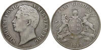 2 GULDEN 1848 WÜRTTEMBERG WILHELM I.1825-1848 S