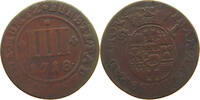 PADERBORN BISTUM 4 PFENNIG FRANZ ARNOLD VON METTERNICH (1704-1718) -