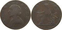 GREAT BRITAIN HALFPENNY TOKEN SHAKESPEARE STRATFORD -